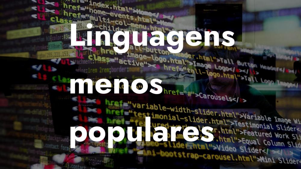 Linguagens menos populares