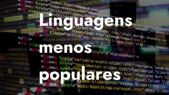 Linguagens menos populares